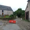 photo les travaux d’aménagement du bourg ont commencé, ceux d’assainissement sont terminés.