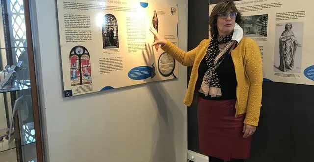 photo  muriel vivier, responsable des archives municipales, a participé à l’élaboration de l’exposition.  &copy;  ouest-france 