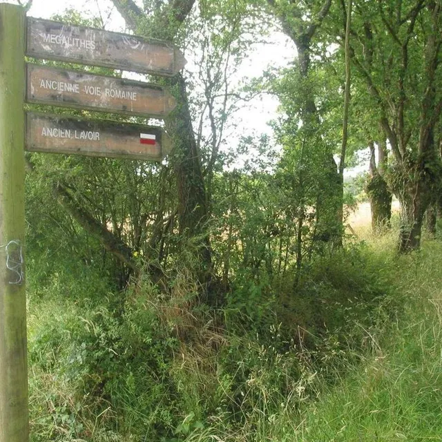 photo le gr3 sur une ancienne voie romaine  ©  archives