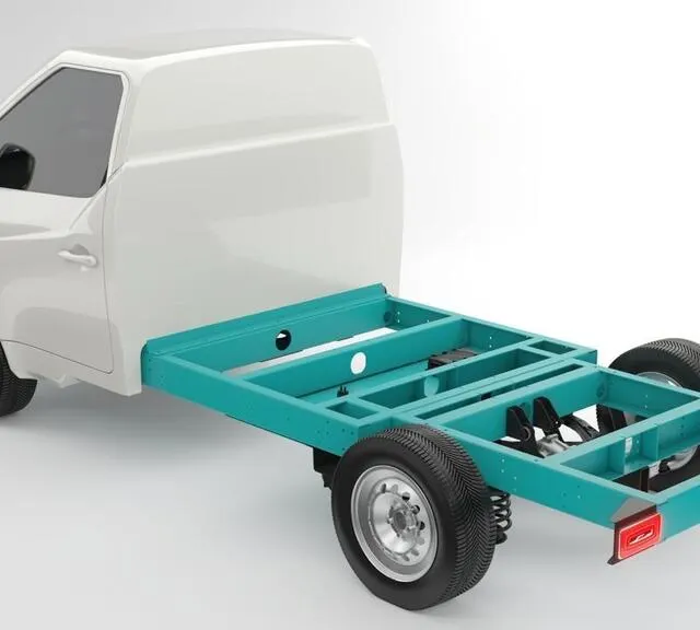 photo le châssis de ces utilitaires «verts» sera entièrement modulable.  ©  powidian