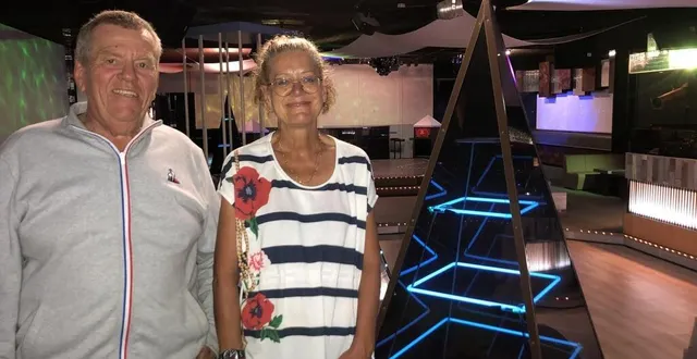 photo  jean-paul et laurence lesage, les propriétaires du chris club, à avoise, rouvrent leurs trois pistes de danse, vendredi 17 septembre 2021.  &copy;  ouest-france 