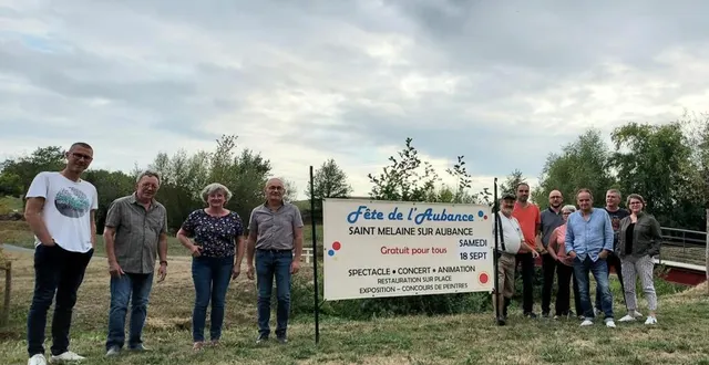 photo  l’équipe du comité des fêtes et élus se préparent pour la fête de l’aubance.  &copy;  ouest-france 