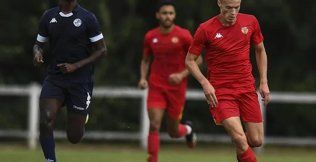 photo  alexis gouletquer est l’auteur d’un doublé lors de la rencontre du 5e tour de la coupe de france qui opposait le mans fc à la chapelle-sur-erdre ce dimanche 17 octobre 2021  &copy;  archives le maine libre – denis lambert 