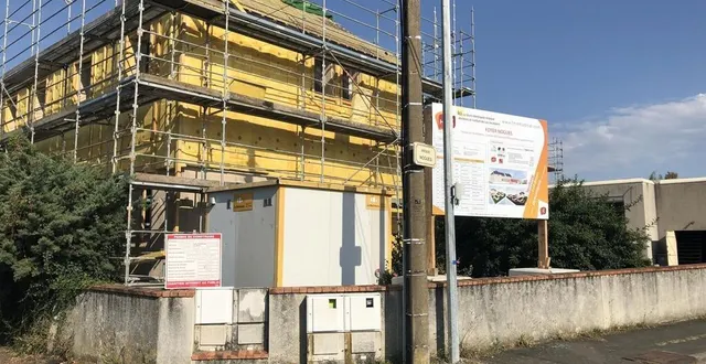 photo  le foyer d’hébergement d’urgence noguès au sud du mans (sarthe), actuellement en travaux, rouvrira courant premier trimestre 2021.  &copy;  ouest-france 