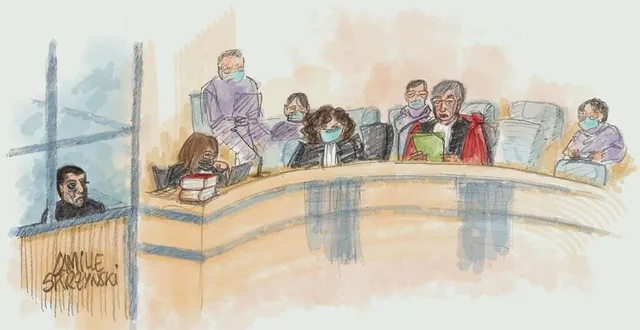 photo  jugé devant la cour d’assises de l’orne, gérald delme, 61 ans, comparaissait pour des braquages commis à alençon et cerisé.  &copy;  camille skrzynski 