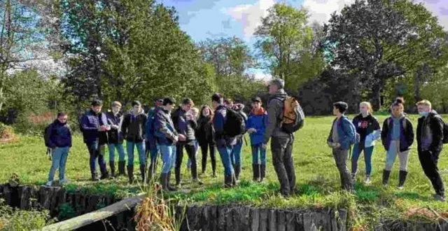 photo  les élèves de seconde professionnelle agricole du lycée giel-don-bosco ont pu, durant deux jours, découvrir les sites naturels de la ville d’argentan et le marais du grand hazé.  &copy;  dr 