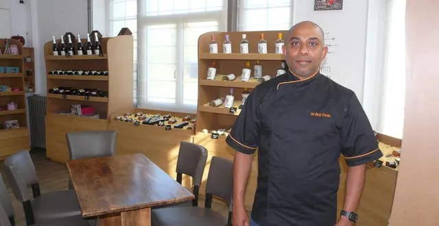 photo  l’établissement de subath et géraldine thudawe propose désormais une épicerie fine.  &copy;  le maine libre 