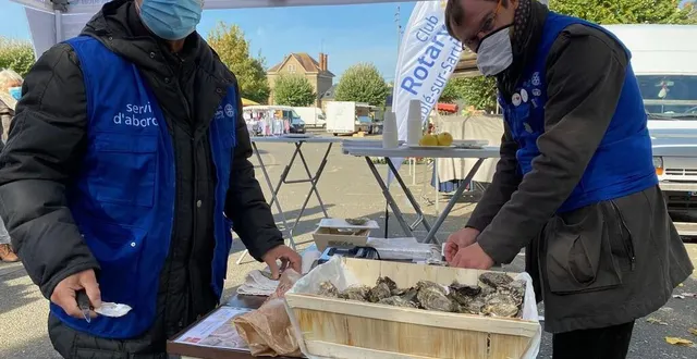 photo  en 2020, les membres du rotary-club de sablé-solesmes ont collecté 1 600 €.  &copy;  rotary 