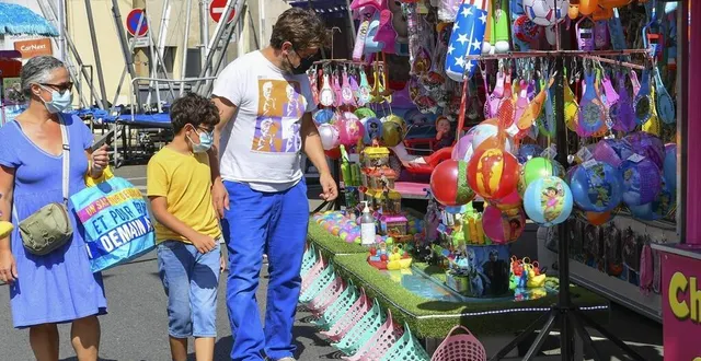 photo  la fête foraine ouvre ce samedi à 15 heures.  &copy;  archives le maine libre – yvon loué 