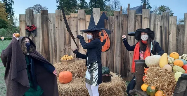 photo  dimanche à bonnétable, au jardin potager, les potirons seront à la fête.  &copy;  photo lejardinpotager 