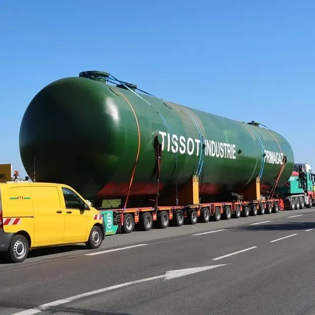 Le convoi exceptionnel repartira de Brain-sur-Allonnes lundi 27 septembre en milieu de matinée. CO – Yvan GEORGET photo le convoi exceptionnel repartira de brain-sur-allonnes lundi 27 septembre en milieu de matinée. © co – yvan georget