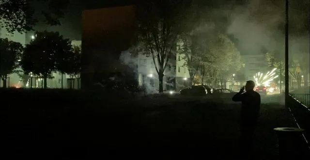 photo  les forces de l’ordre ont subi des tirs de mortiers d’artifice dès leur entrée dans le quartier perseigne, vers 1 h.  &copy;  ouest-france 