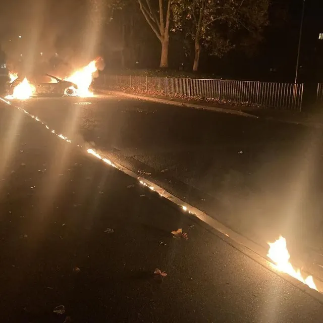 photo plusieurs feux ont lieu simultanément dans le quartier de perseigne ce mardi 26 octobre 2021.  ©  ouest-france