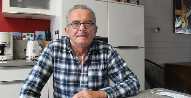 photo  le retraité sabolien jean-marie ferrec respire avec l’aide d’une machine reliée à un tuyau à cause d’une insuffisance respiratoire chronique grave qui s’est déclarée il y a six ans.  &copy;  ouest-france 