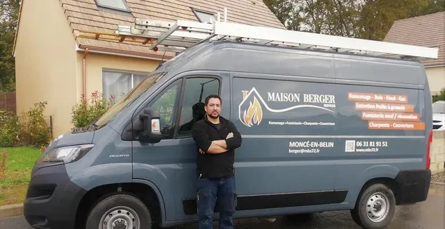 photo  valentin berger est toujours charpentier-couvreur, mais il a ajouté à ses compétences le ramonage et la fumisterie.  &copy;  ouest-france 