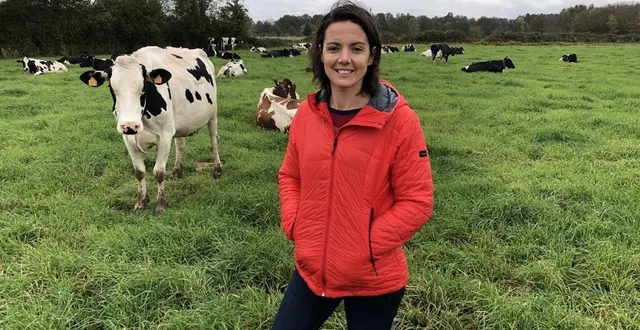 photo  mathilde fall s’est installée il y a un an. elle exploite 80 hectares de terres à ligron.  &copy;  ouest-france 