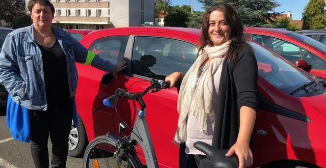 photo  cathy bataille (à gauche) et lynda bénevaud de l’association carbur’péra au mans.  &copy;  ouest-france 