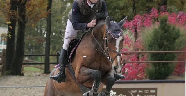 photo  mathieu lemoine, ici avec roscanvel champeix, a profité des épreuvesde ce week-end pour travailler.  &copy;  le maine libre 