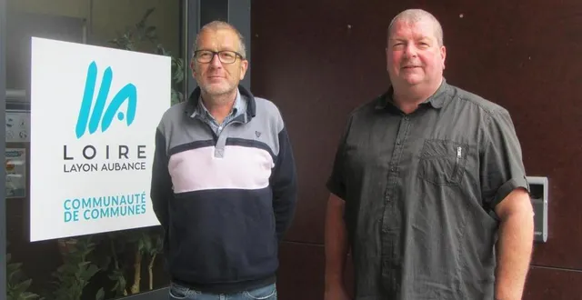 photo  marc bainvel, président du syndicat mixte de traitement des ordures ménagères sud-saumurois, et yves berland, vice-président de la communauté de communes loire-layon-aubance en charge de la gestion des déchets.  &copy;  ouest-france 