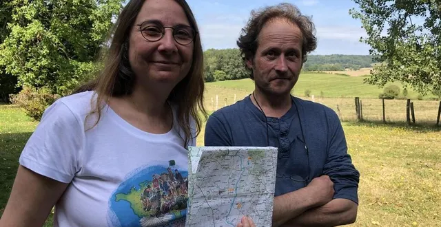 photo  nora liberalotto et jean-marie lecoq, membres de l’association bien vivre dans le perche, qui s’oppose à ces projets de méthanisation  &copy;  ouest-france 