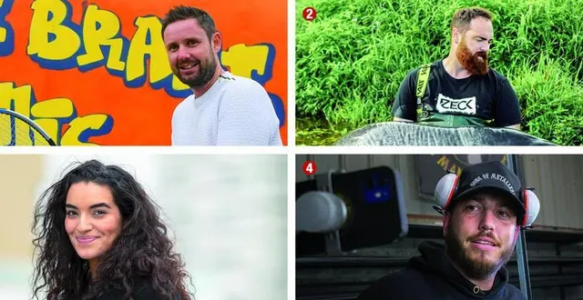 photo  les quatre personnes nommées pour le trophée 