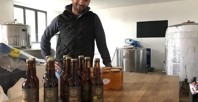 photo  romain bednarowicz a créé la microbrasserie la chahuteuse, dans son garage.  &copy;  ouest-france 