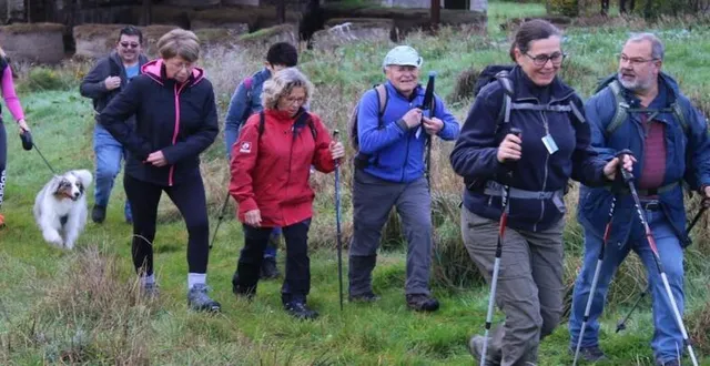 photo  c’est parti pour une longue marche sur les sentiers forestiers.  &copy;  ouest-france 