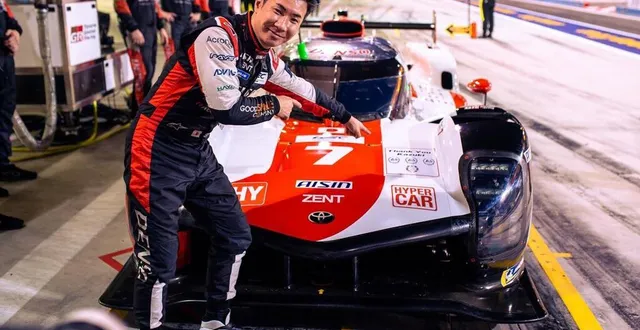 photo  après la pole et la victoire au mans, kamui kobayashi est titré pour la deuxième fois consécutive.  &copy;  photo wec – hecker 