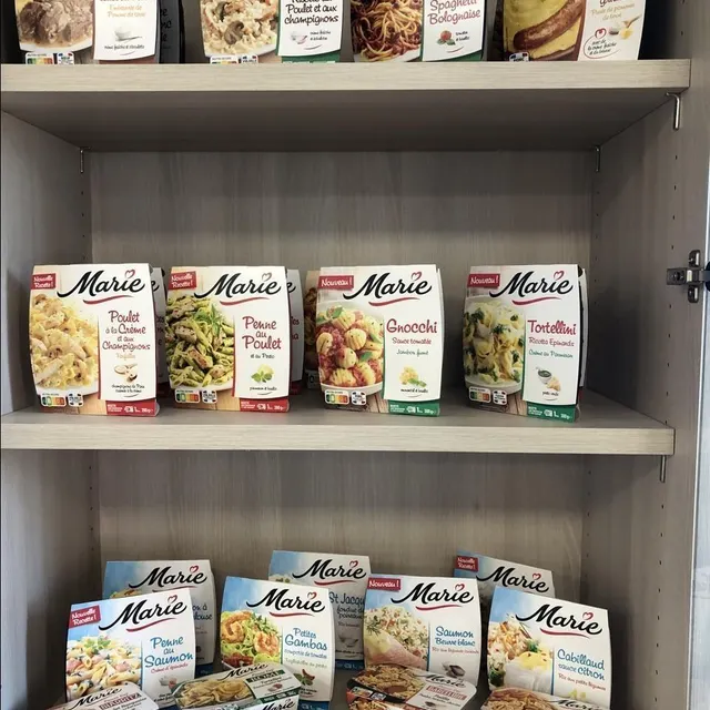 photo la gamme des plats cuisinés marie, ce n'est pas moins de 60 recettes.  ©  ouest-france