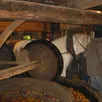 photo  le pressoir du xviiie siècle sera actionné par un cheval percheron. 