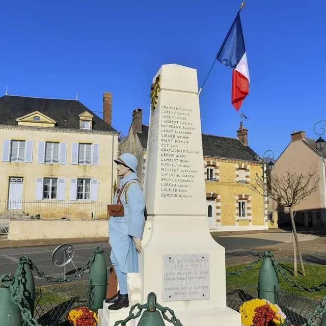 photo la municipalité d’époque a déboursé 5 000 francs pour ériger ce monument, inauguré le 19 octobre 1924.  ©  le maine libre – yvon loué