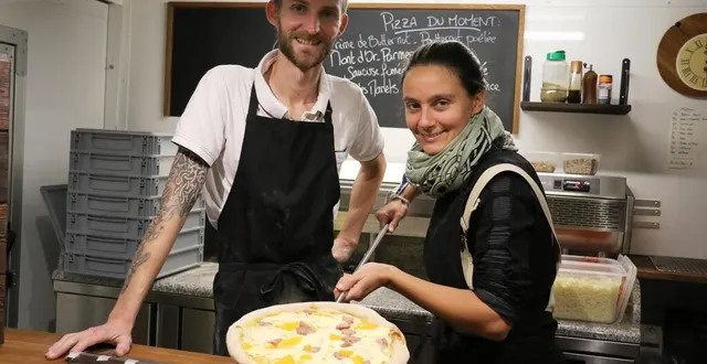 photo  william van rensbergen et julie bonneville se lancent dans l’aventure des pizzas artisanales.  &copy;  ouest-france 