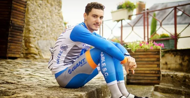 photo  dorian perleaux fin juin 2021, sous les couleurs de son club.  &copy;  dominique breugnot 