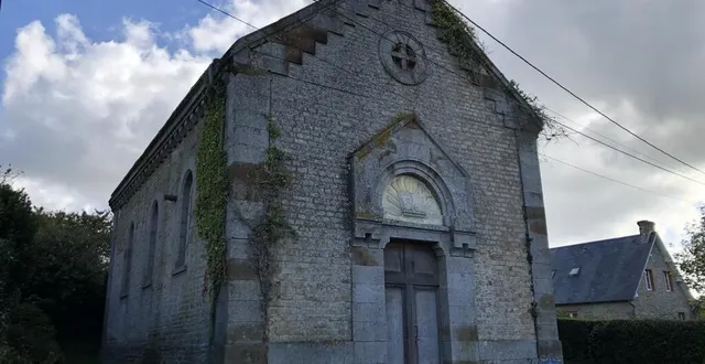 photo  le temple protestant de montilly-sur-noireau, dans l’orne.  &copy;  ouest-france 