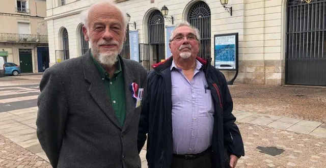 photo  jean-michel brugade (à gauche) et le coprésident du collectif, jean-jacques derksema.  &copy;  ouest-france 