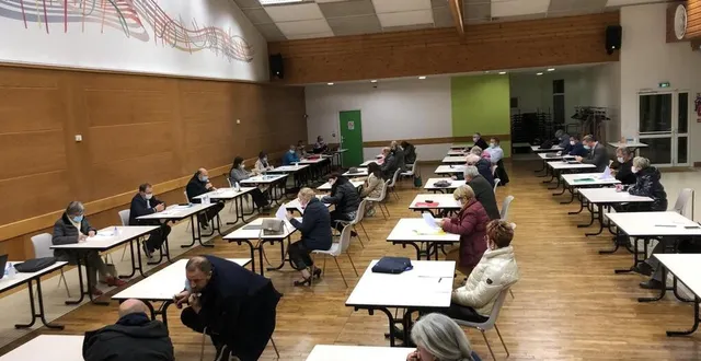 photo  le conseil municipal de athis-val-de-rouvre (orne) s’est tenu le mardi 16 novembre 2021 dans la salle des fêtes de la commune.  &copy;  ouest-france 