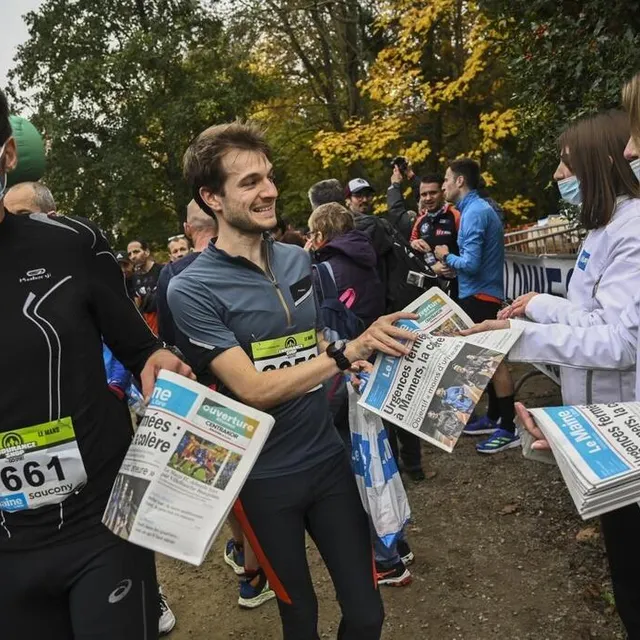 photo la cinquième édition des 10 km du maine libre, samedi 20 novembre 2021.  ©  denis lambert