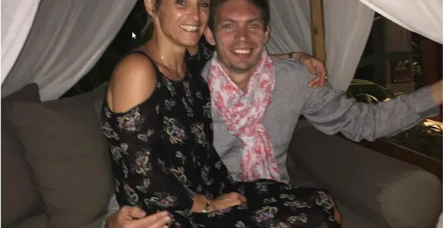 photo  virginie ermel et nicolas mahut : l’autre double qui compte dans la vie du tennisman.  &copy;  dr 