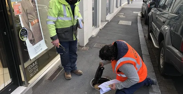 photo  les agents grdf sont intervenus dans les rues de sablé-sur-sarthe tout au long de la journée du mercredi 24 novembre.  &copy;  ouest-france 
