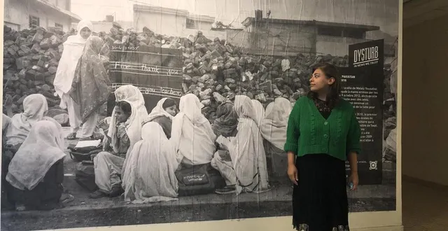 photo  sara farid, photojournaliste pakistanaise exilée en france, a passé une journée avec des élèves de bts du lycée gabriel, à argentan dans l’orne.  &copy;  ouest-france 