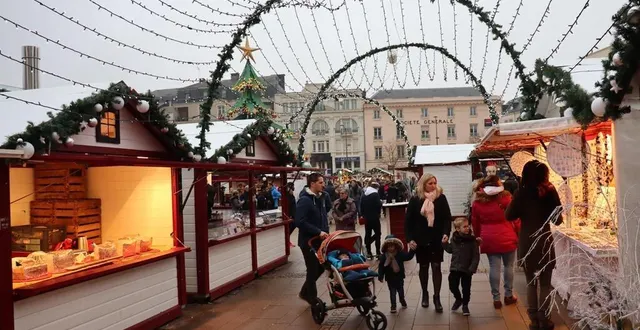 photo  le marché de noël du mans lors d’une précédente édition. photo d’illustration.  &copy;  archives ouest-france 
