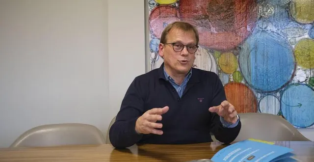 photo  hervé tremblaye, élu président pour cinq ans, à la tête de la cci.  &copy;  photo archives le maine libre denis lambert 