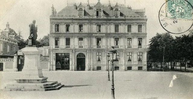 photo  l’hôtel d’anjou et le café du sport, vers 1900.  &copy;  archives patrimoniales angers, 4 fi 2 697 