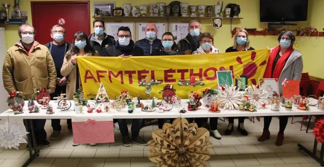 photo  le comité des fêtes, la mairie, les artisans et commerçants se mobilisent au profit du téléthon.  &copy;  ouest-france 