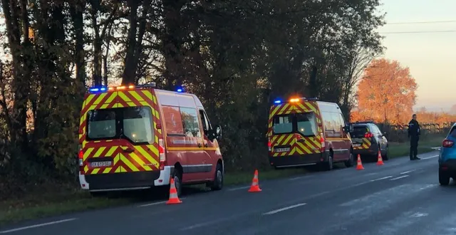 photo  un accident est survenu ce lundi matin entre cromières et la flèche.  &copy;  le maine libre 