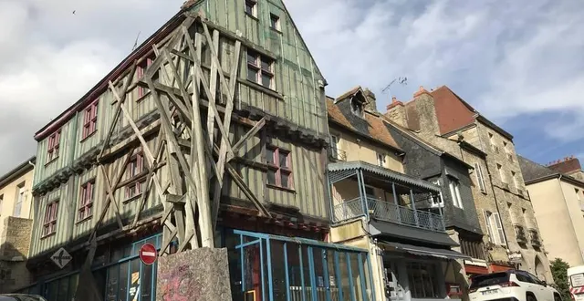 photo  l’immeuble des sept colonnes a été retenu comme friche recyclable par l’état.  &copy;  archives ouest-france 