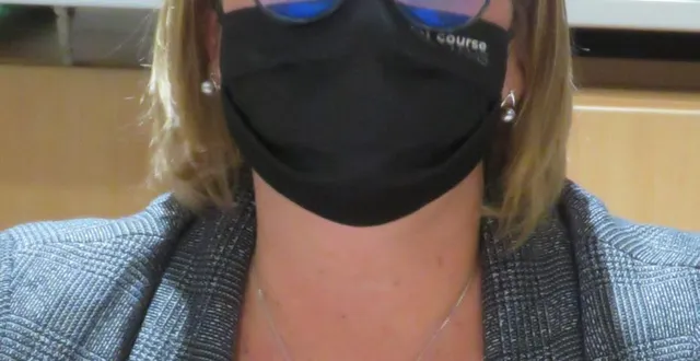 photo  karine mullet, maire d’aigné.  &copy;  le maine libre 