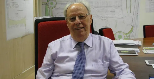 photo  claude hervé, porteur du projet de la zone commerciale de béner.  &copy;  archives le maine libre 