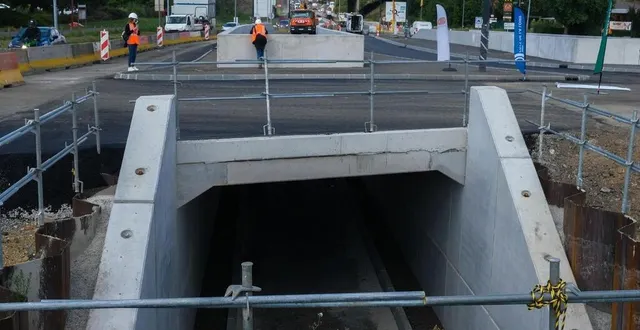 photo  le rond-point de l’océane va vivre une nouvelle vie, avec des bouchons en moins.  &copy;  archives 