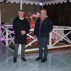 photo  marc mercier, maire et philippe vallée, gestionnaire de la patinoire. 
